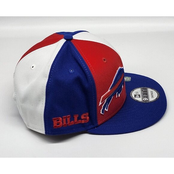 New Era 9FIFTY Buffalo Bills Red/Royal 2023 Sideline Snapback Hat - Picture 3 of 6